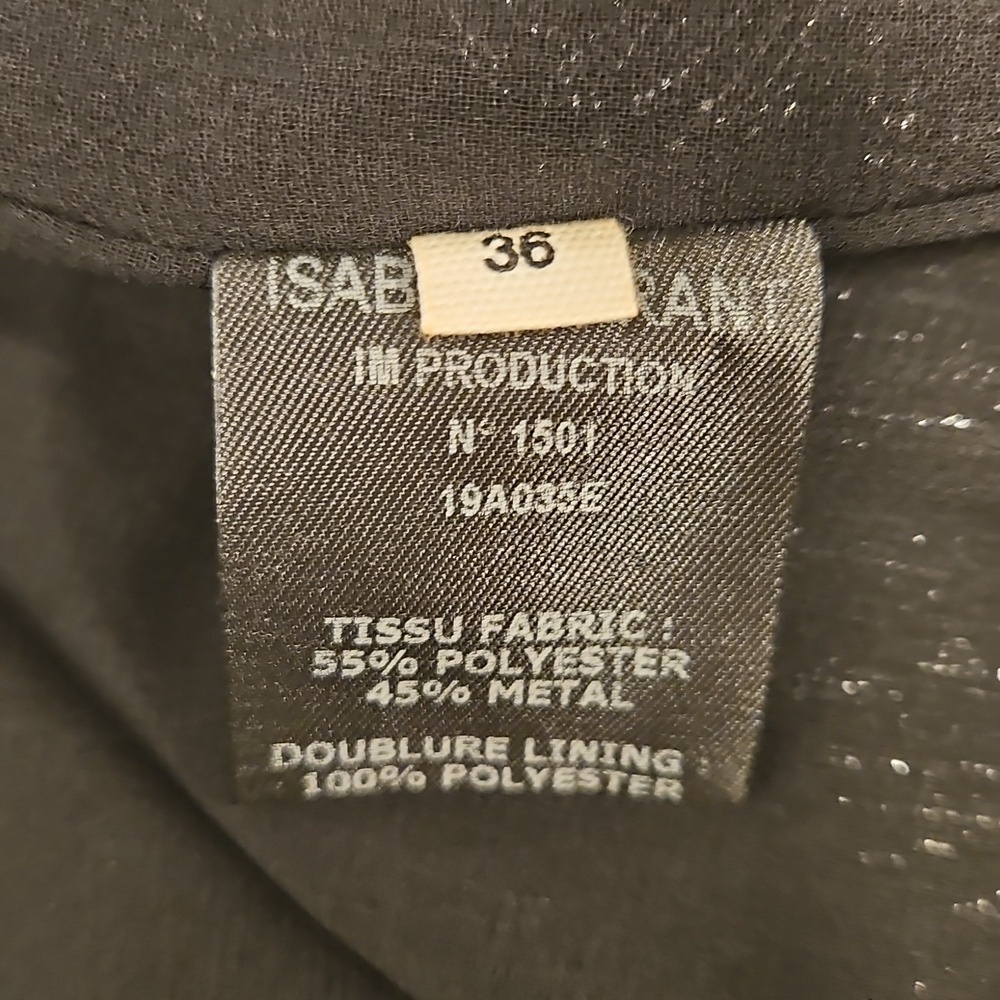 💕ISABEL MARANT ETOILE💕 Beatrice Skirt ~ Gun Metal EU 36 NWT - Picture 16 of 16